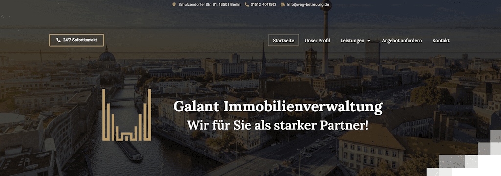 Galant Immobilienverwaltungs GmbH, Makler, Immobilienmakler